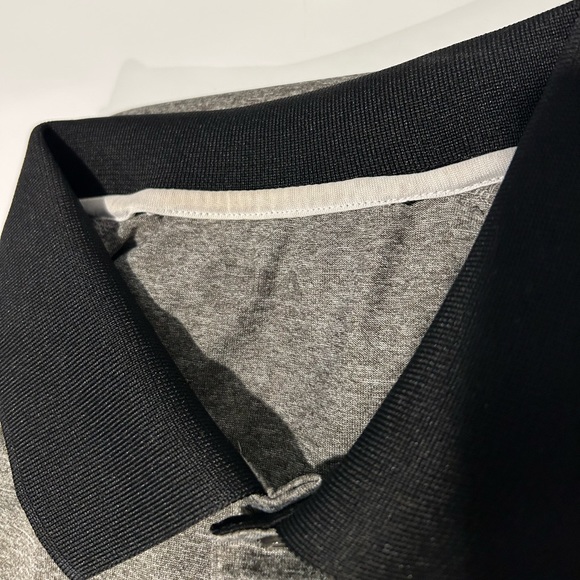 Fila Black/Heather Gray Athletic Polo - Picture 11 of 11